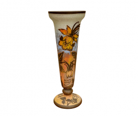 Vaza tip Daum Nancy 39 x 14 cm